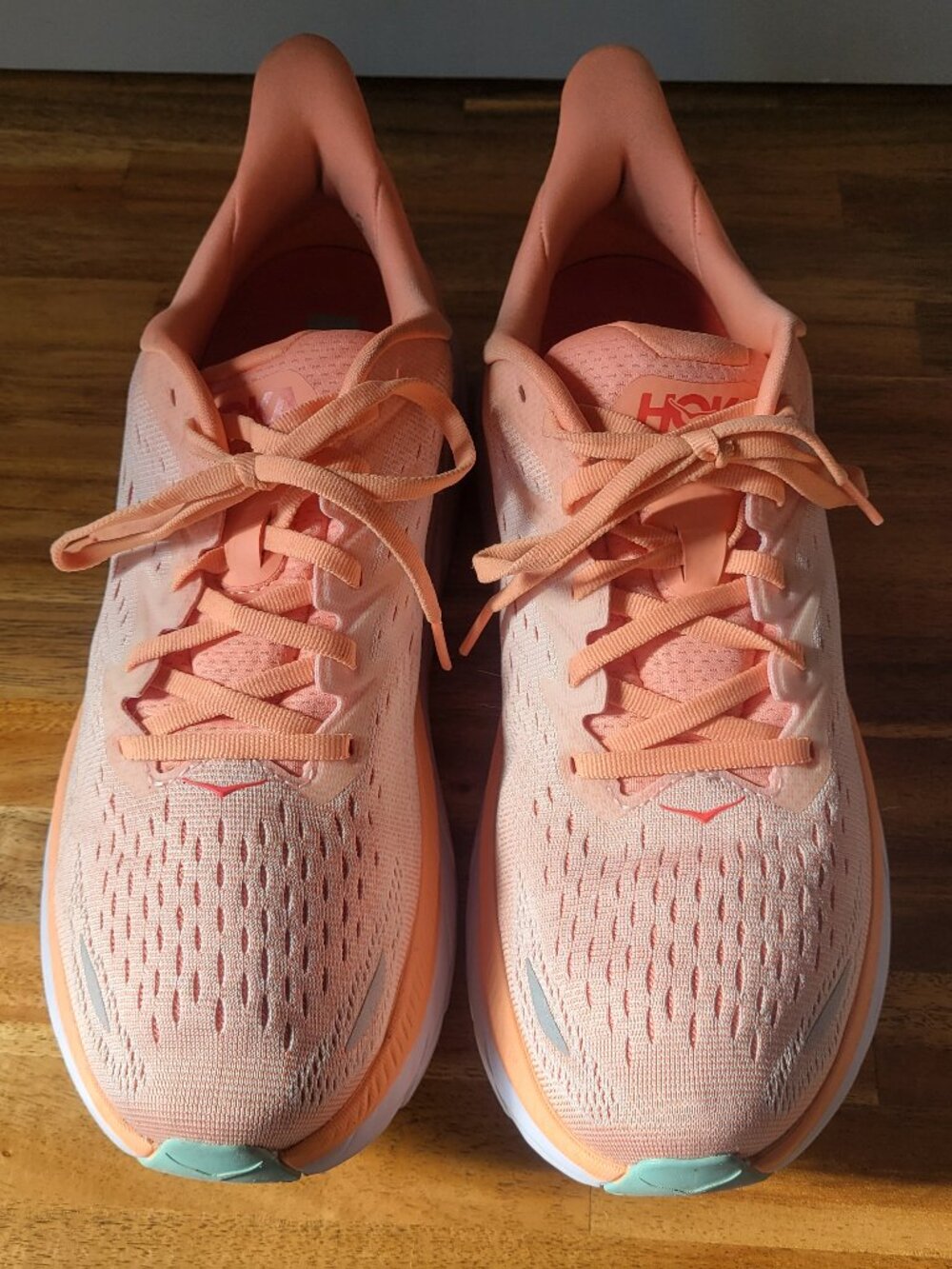 HOKA Clifton 8 womans athletic shoe. Size 10B